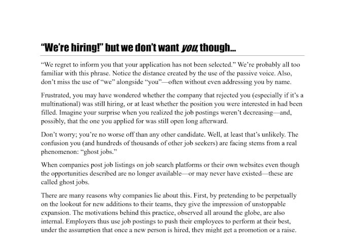 write an article for your blog substack school newspaper